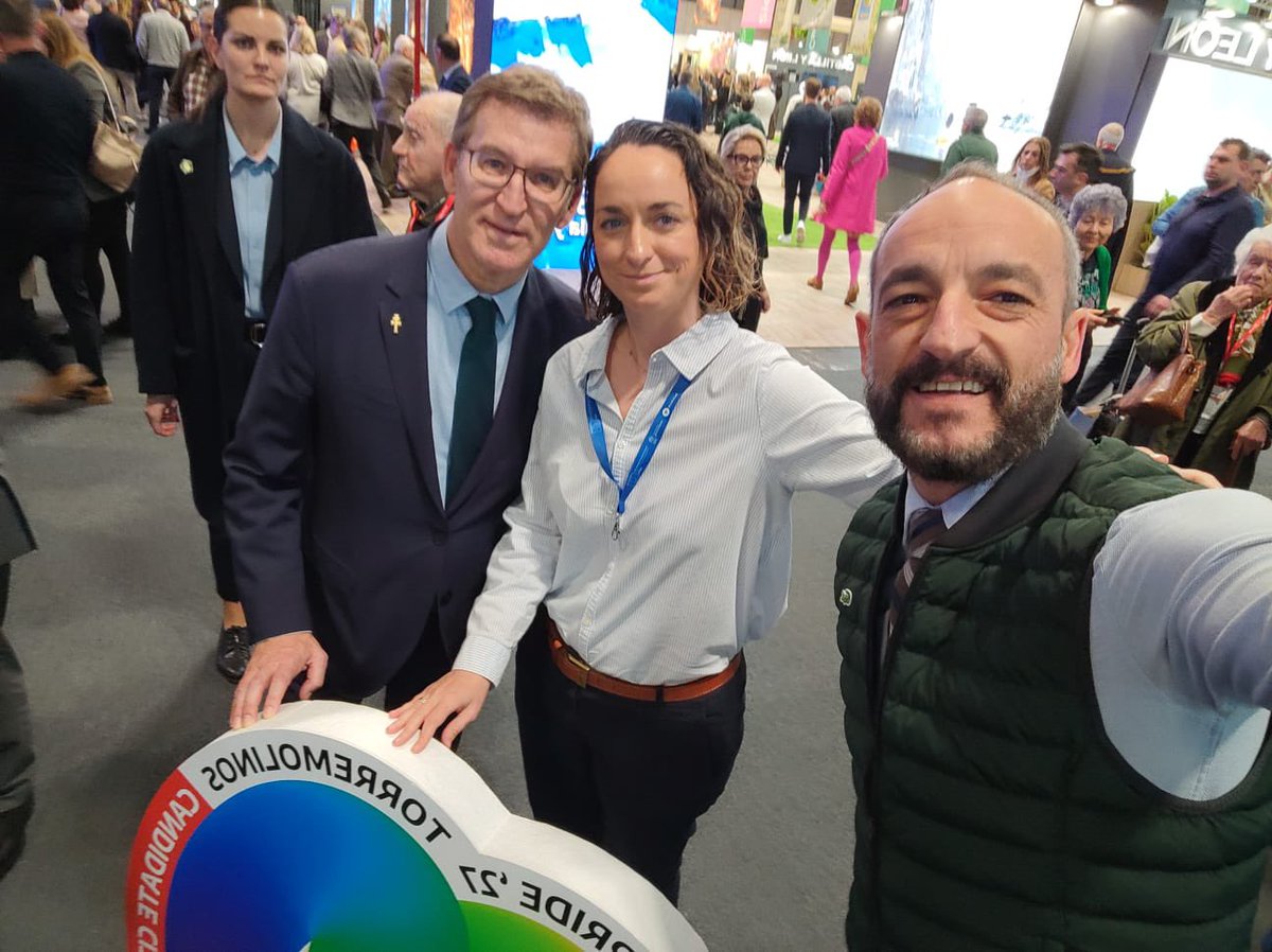 Gracias, @nunezfeijoo por apoyar la candidatura de Torremolinos como sede del Europride 2027. Un compromiso con los Derechos Humanos y la Libertad. @EuroPride #Torremolinos #Fitur