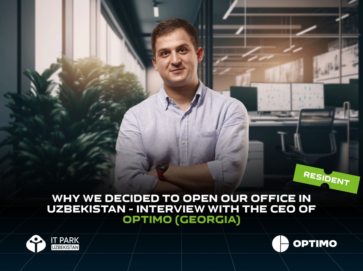 We continue our column in which we introduce you to the new member companies of IT Park, which have chosen Uzbekistan for the development of their business Watch the interview and find out more on our website: it-park.uz/en/itpark/news…