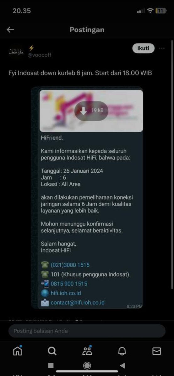 aierina_'s tweet photo. Infooooo !! Gangguan Indosat &amp; Tri https://t.co/AMS9XqmkTn