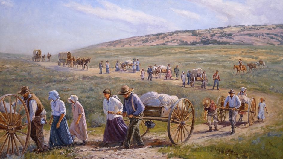 LDS_Dems's tweet photo. Hey fellow Latter-Day Saints, if this wasn't an invasion, then what is happening at the southern border isn't either. 

No one should be more understanding of people fleeing oppression and violence than us. https://t.co/mvPgPpQDRM