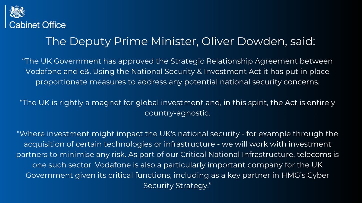 Oliver Dowden tweet media