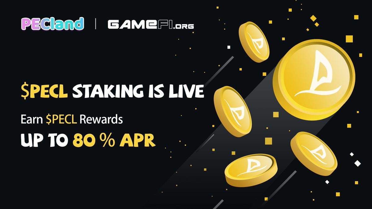 PopBRC (@popbrc_official) on Twitter photo 🏝️ $PECL Staking is now LIVE! 🚀
🤑 Stake for 3 months and Earn up to 80% APR in $PECL rewards by participating in the staking program on <a href="/GameFi_Official/">GAMEFI.ORG</a>! 💰
👉Stake here: gamefi.org/earn/pecland
🌱Act FAST before the pool reaches its cap 🏃 🏝️ $PECL Staking is now LIVE! 🚀
🤑 Stake for 3 months and Earn up to 80% APR in $PECL rewards by participating in the staking program on <a href="/GameFi_Official/">GAMEFI.ORG</a>! 💰
👉Stake here: gamefi.org/earn/pecland
🌱Act FAST before the pool reaches its cap 🏃
