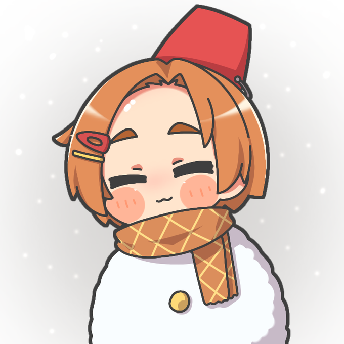 「女の子 雪だるま」のTwitter画像/イラスト(新着)