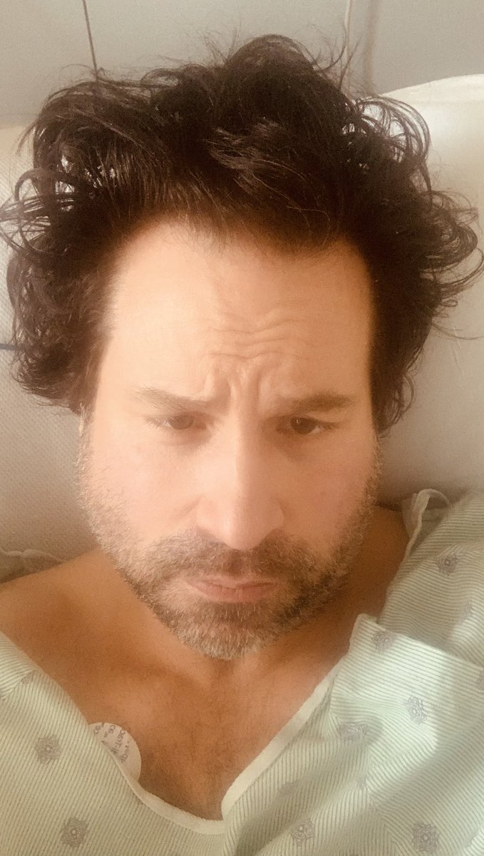 Hi all. I got transferred out of icu and into the regular hospital. Sounds little, but it’s a good indicator. Long road to recovery, but our chances are good. Have a bed head pic of me as a little treat.