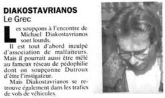 JozDire's tweet photo. Proche des 🇧🇪 Nihoul & Dutroux, autre pédocriminel protégé, très riche français #LucienVial qui prête sa voiture à #MichaelDiakostavrianos, qui présenta #Lelievre à Dutroux
Comme #BernardWeinstein, Diakosta est lié à #Abrasax, une policière + #AbaVangh
https://t.co/85QFL4oV9z https://t.co/4l1PvblKdT