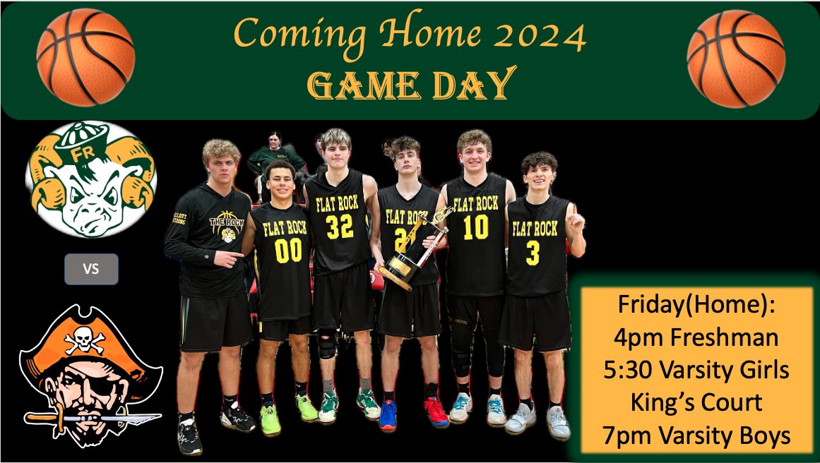 FR_MensHoops's tweet photo. IT'S FRIDAY!  IT'S GAME DAY!  It's Coming Home 2024 home against Riverview!   Come cheer on our Rams tonight!  BTW, did you know you can buy Queen of Hearts tickets at the concession stand? #Team93      .  . https://t.co/lCCSZVV7Wm