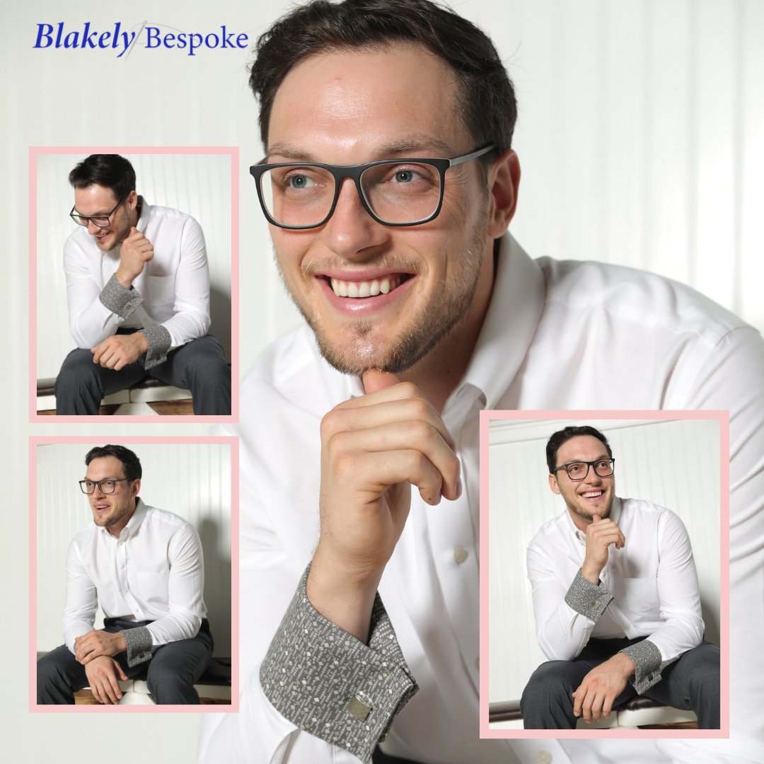 Ease into the weekend with casual sophistication. Discover how Blakely Bespoke's French cuffs effortlessly enhance your Friday look, adding an element of refined style to your casual ensemble. #CasualFriday #BlakelyBespokeEffortlessElegance