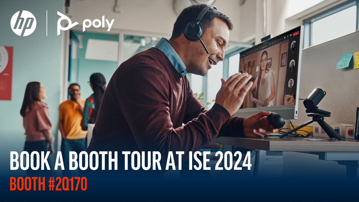 PolyCompanyNWE's tweet image. #ISE2024 is just around the corner!

If you haven't yet, be sure to book a #BoothTour with our onsite experts to get an in depth look at our portfolio of #HybridWork solutions and learn about the future of HP l Poly. 👉 bit.ly/3vcfHfG

See you soon!