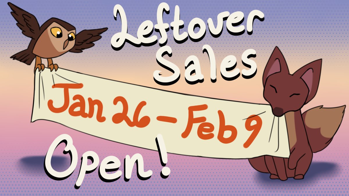 🎉LEFTOVERS NOW OPEN!!!🎉

That's right! We'll be selling our limited leftover stock from today, January 26 until 11:59PM EST on February 9, 2024! Get to raedazine.bigcartel.com NOW to get yours! This is your LAST CHANCE to get a copy of Heart Strings and our fabulous merch!!!
