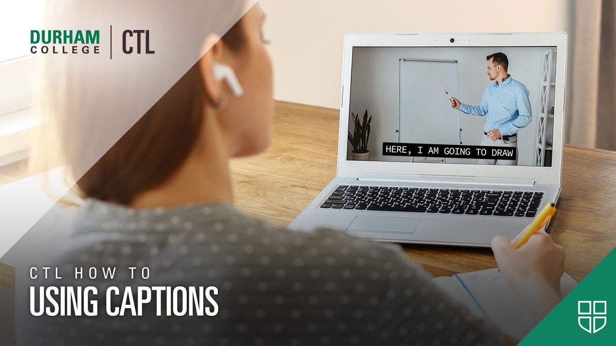 TheDCCTL's tweet photo. Keeping accessibility in mind is important when delivering and creating content, including considering captions! Learn all about it in this #CTLHowTo: https://t.co/ZyceBYgj5V #LeadingTheWay https://t.co/TtE9AdxrhA