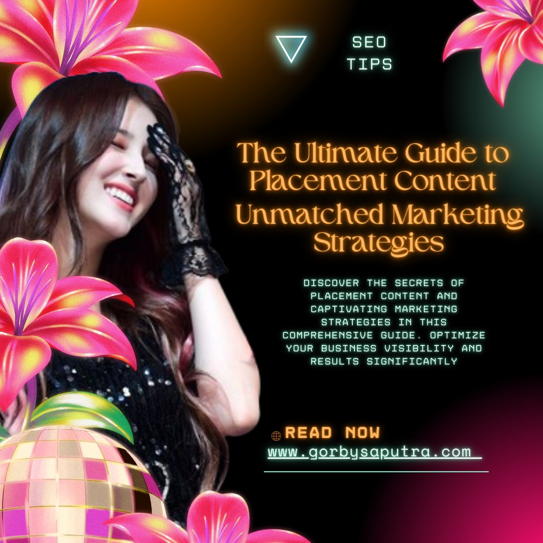 GorbysaputraB's tweet image. &quot;Dive into the art of strategic content placement with &apos;The Ultimate  Guide to Placement Content.&apos; 🚀📚 Explore unparalleled marketing  strategies and elevate your content game! #ContentPlacement  #MarketingStrategies #UltimateGuide

gorbysaputra.com/2024/01/the-ul…
