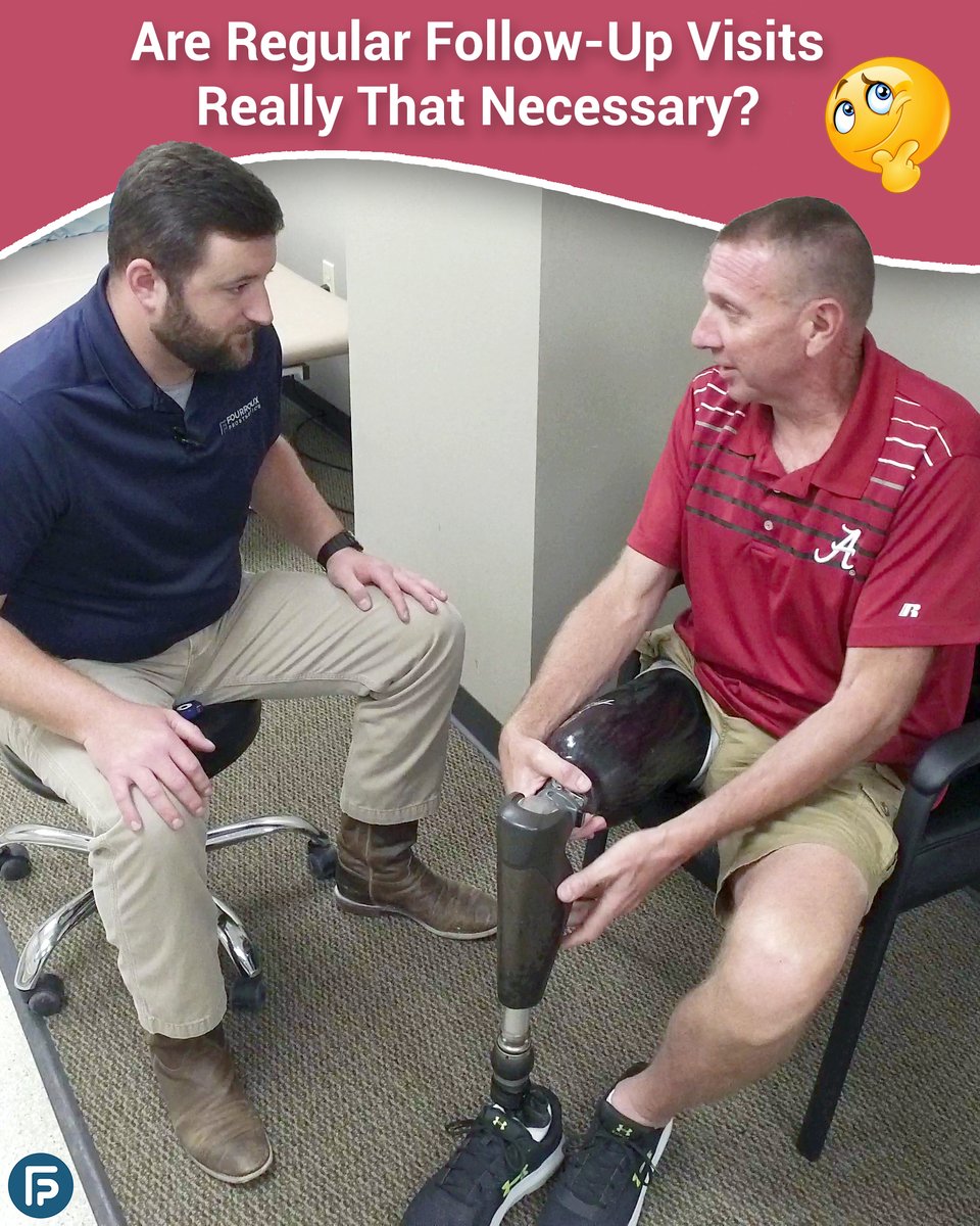 FourrouxPro's tweet photo. YES!  They are an essential part of an amputees care.

Not only do you share short &amp; long-term goals with your practitioner,  but most importantly, you discuss the current fit of your prosthesis.   Stopping small issues from becoming large ones!  🦾👍

#amputeecare #Fourroux https://t.co/KyRcbKXDgn