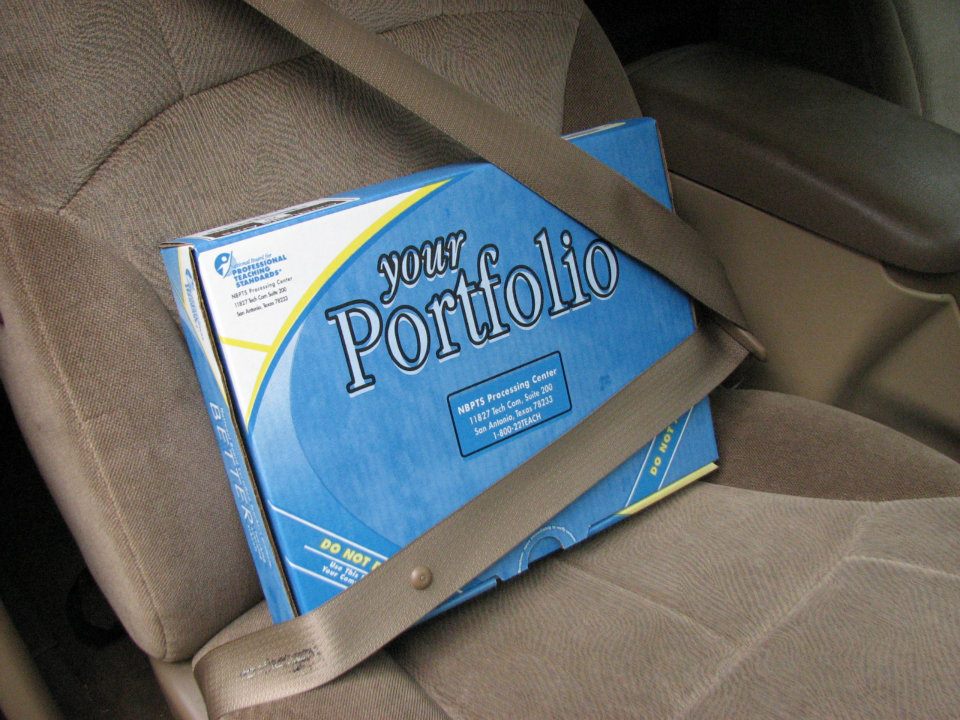 As we end #TeamNBCT week, here is a #FlashbackFriday! Who remembers submitting their National Board portfolio through snail mail? These boxes were quite a staple back in the (not-so-distant) day! ✉️ Had to keep it protected! Comment below with your certificate year and area.