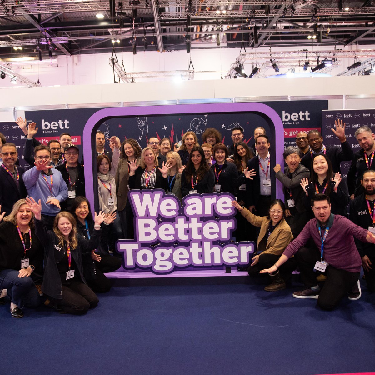 Bett_show's tweet photo. We are the happiest when we are at Bett! Here's what we've been enjoying this morning.... It's been another busy day! 

#Bett2024 https://t.co/xnivcq5oGo