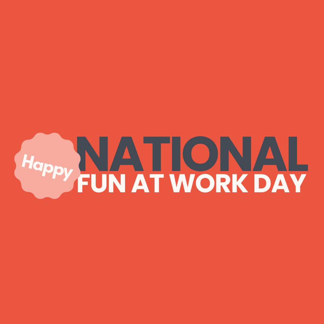 PR_Chirp's tweet image. Happy National Fun at Work Day! We think this should be celebrated EVERY day - but that's just us😉 #NationalFunAtWorkDay #FunAtWorkDay #FunAtWork #Holiday