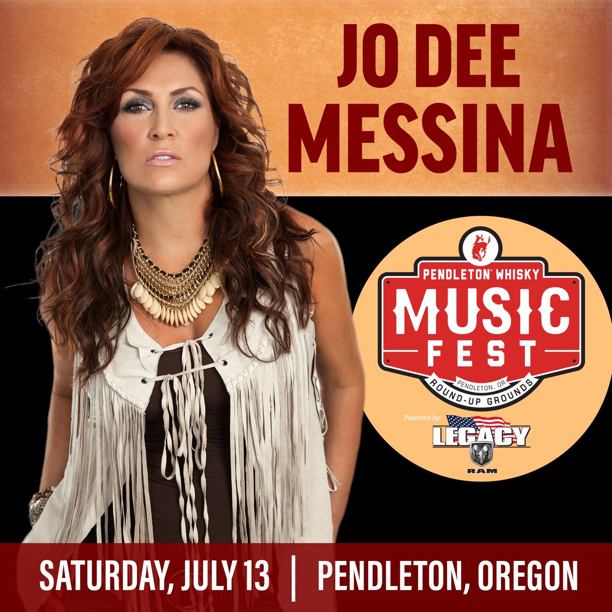 See you in July, @PendletonWhisky Music Fest!, image size:1200x1200