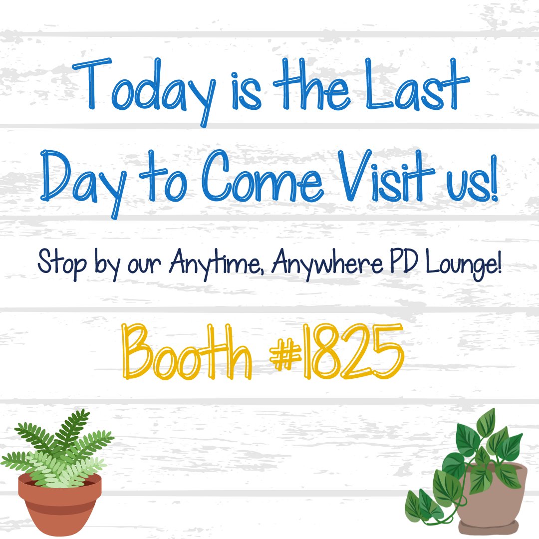 EdgeUBadges's tweet photo. There’s only one day left at FETC!! Don’t miss your chance to spark some JOY and hang out with us at our Anytime, Anywhere PD lounge at Booth #1825
#FETC2024 #EdgeUBadges #SparkofJOY https://t.co/IU46MarIs7