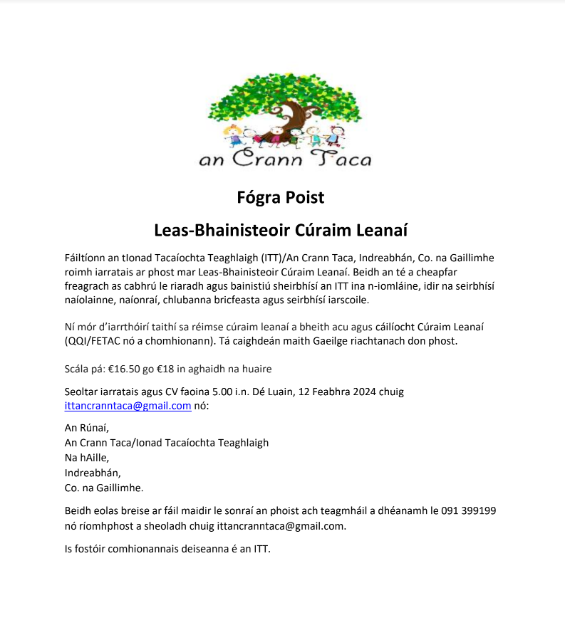 Plean Teanga Chois Fharraige tweet media