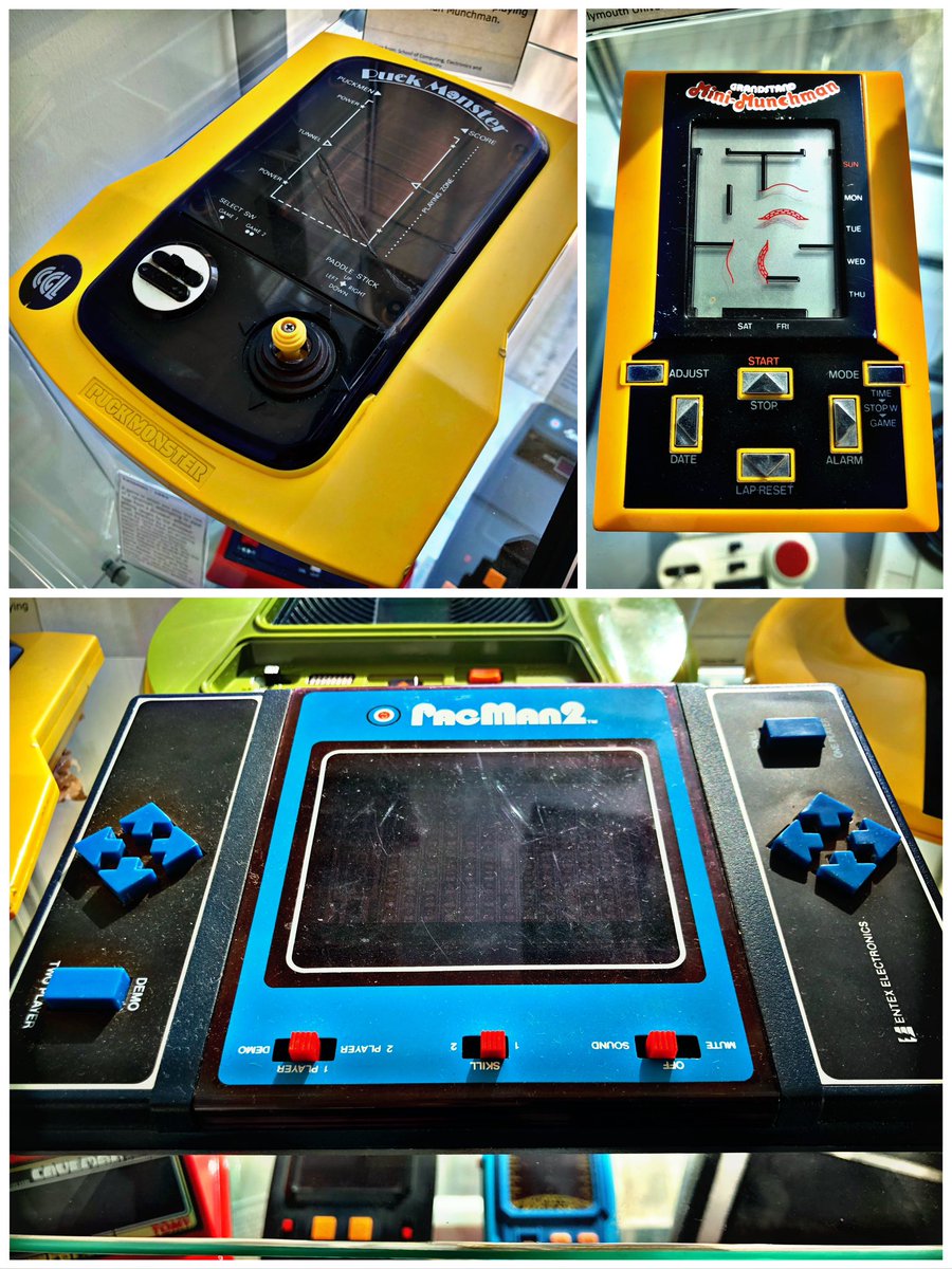 SWRetroComp's tweet photo. Today’s #RetroTrio offers you #PuckMonster, #PacMan2 and #MiniMunchman. Which will you keep, gift to a friend and delete forever? #RetroComputing #ComputerHistory #RetroGaming #VideoGames https://t.co/hfJ6fA5zjM