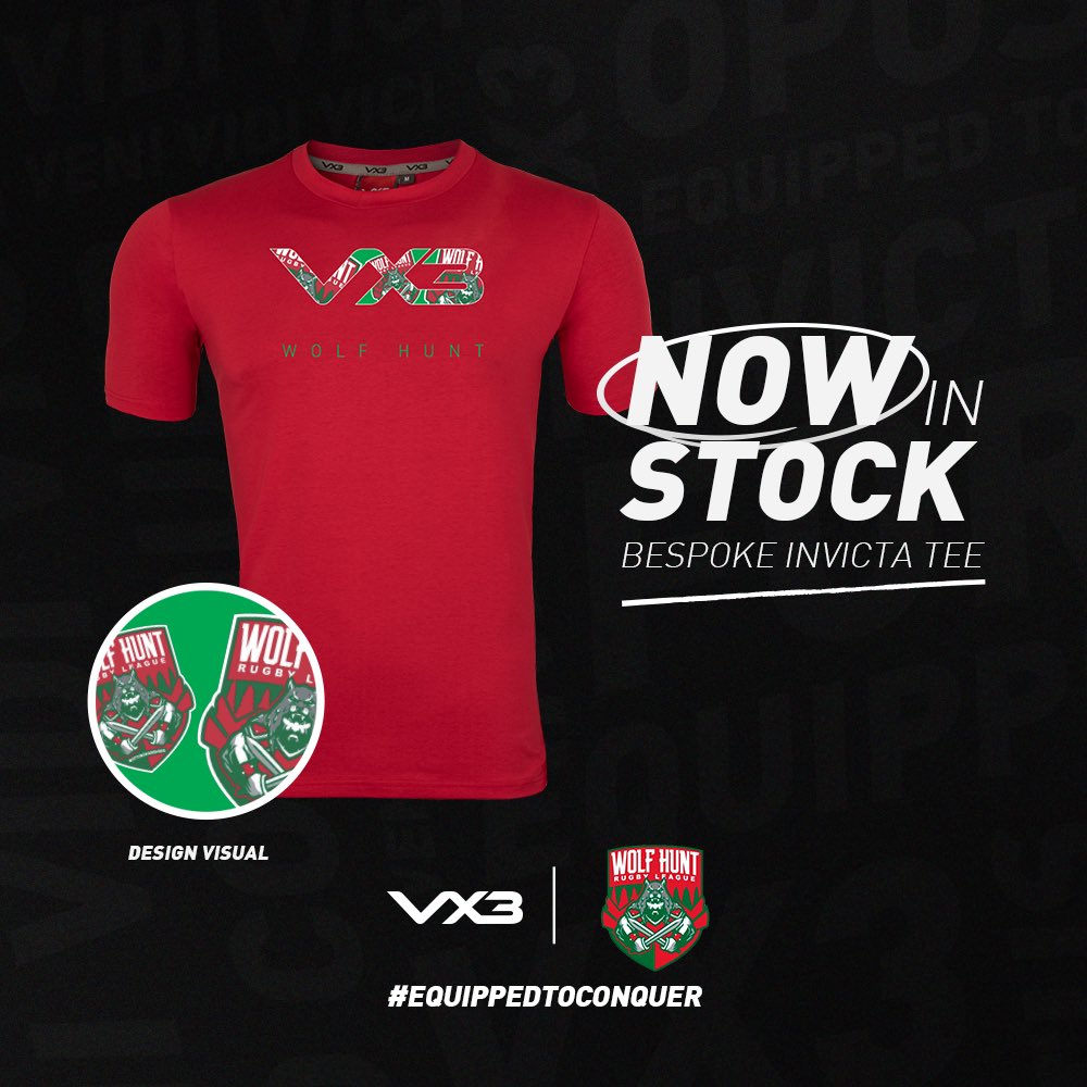 CLUB SHOP 🔴🟢 Now available on our club shop is the Custom @VX3 Invicta Tee available in Red, White, and Black! 

Visit the shop here: vx-3.com/collections/wo…

#Jointhehunt #Equippedtoconquer