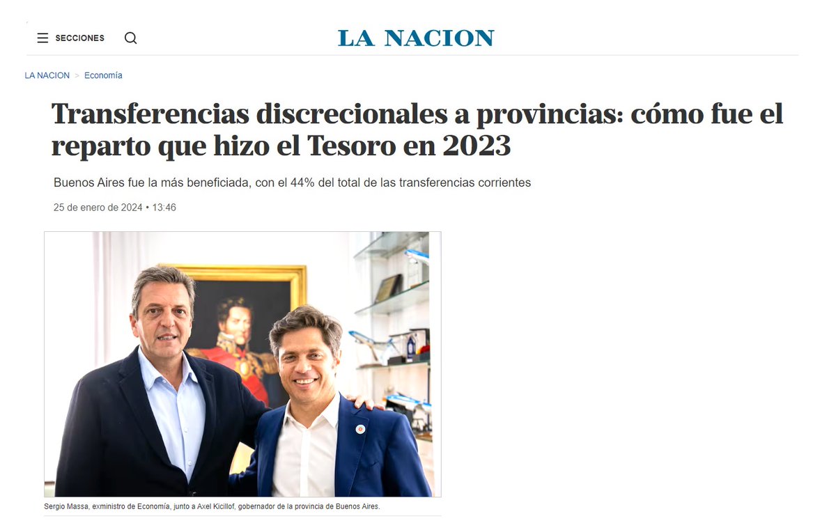 La desinformación permanente.

No nos vamos a cansar de desmentir las noticias que pretenden instalar que la PBA fue favorecida en el reparto de fondos.

No sólo es falso, es exactamente al revés: es la provincia más perjudicada de todas, por lejos.
