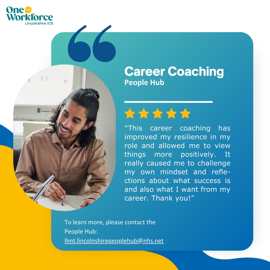 We have received some amazing feedback from the career coaching sessions that have been helping to support staff across the Lincolnshire health and care system. Take a look at the difference it has been making: