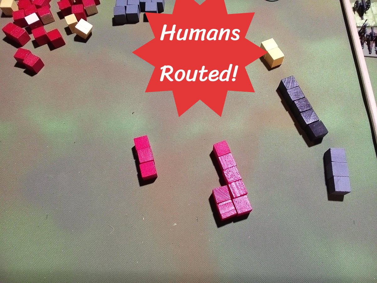 WorldofWeirth's tweet photo. Ran a small Chainmail battle off screen for some NPC versus NPC faction conflict.
The human mercenary company was routed by the skeleton army! https://t.co/6vYERUF8SV