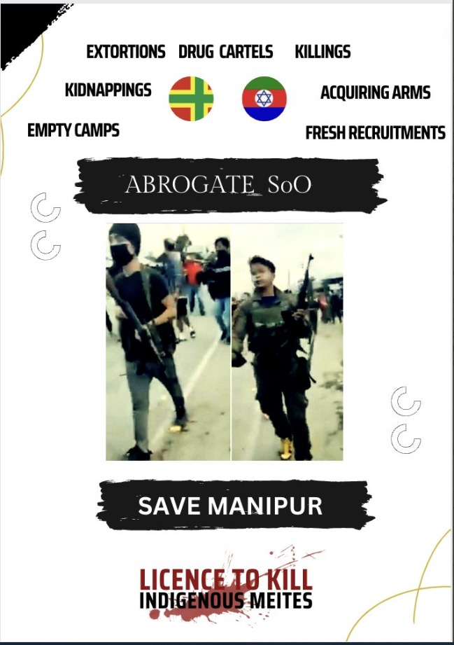 With each violation of the SoO, the prospect of peace in Manipur dims, underscoring the urgent need for coordinated efforts to address the root causes of conflict. #KukiMilitantsViolatedSoO #AbrogateSoO #RepublicDay2024