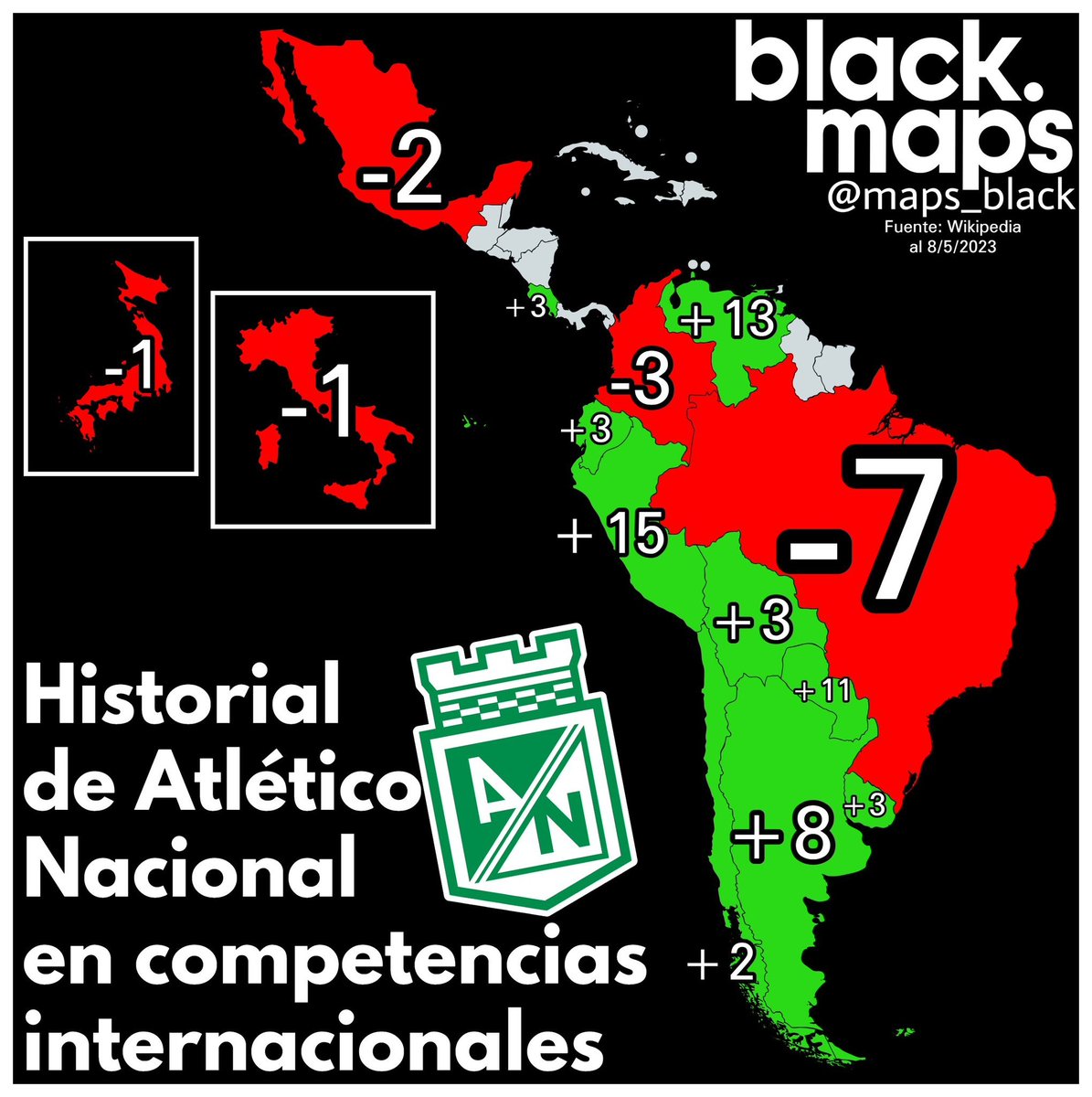 robado a <a href="/maps_black/">BlackMaps 🗺️</a> porque lo hizo primero

Historial de Atletico Nacional en competiciones internacionales