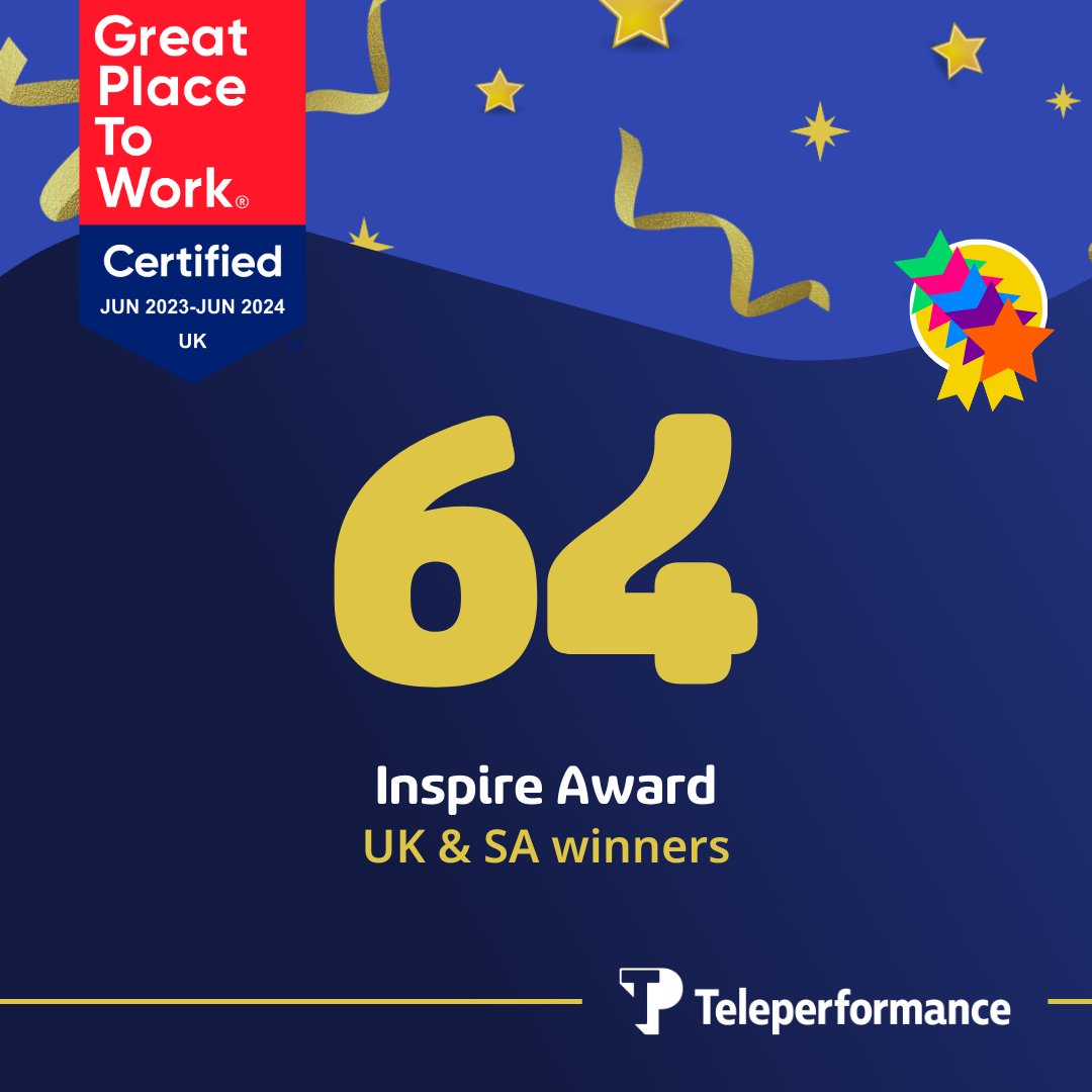 TPmarketingUK's tweet photo. Well done to our January Inspire Awards winners! π
Exec Lisa H welcomed Steven, VP of Client Operations, to present this month's awards ceremony π€©
Keep an eye on CCMS, MS Teams & email for details on how to nominate for next month π
#InspireAwards #TeleperformanceUK https://t.co/8HjazKed9y