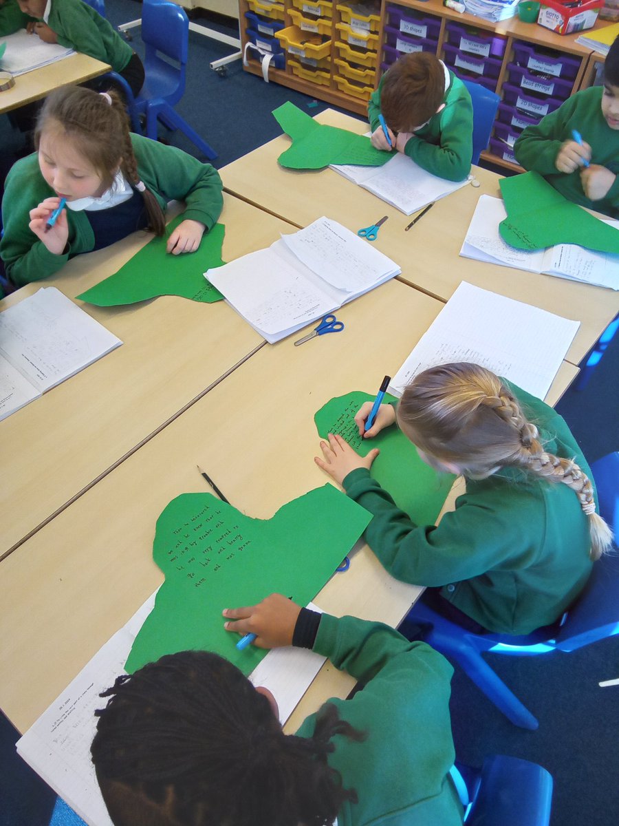 svdp_school's tweet photo. What happened next? Year 3 have been reading The Great Kapok Tree & learning about the Amazon Rainforest. They have written what they thought happened next. #clpe #greatkapoktree #rainforest https://t.co/vsq8WpSw4A