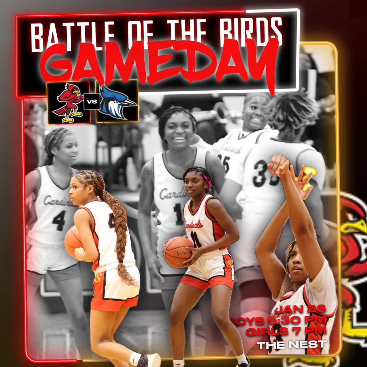 RaySouthGBB's tweet photo. Friday x Gameday!

@RaySouth_Bball x @RaySouthGBB 

TAKE BACK THE TOWN!

#WE|ME #SOUTHSIDE https://t.co/p4n6uZXOA7