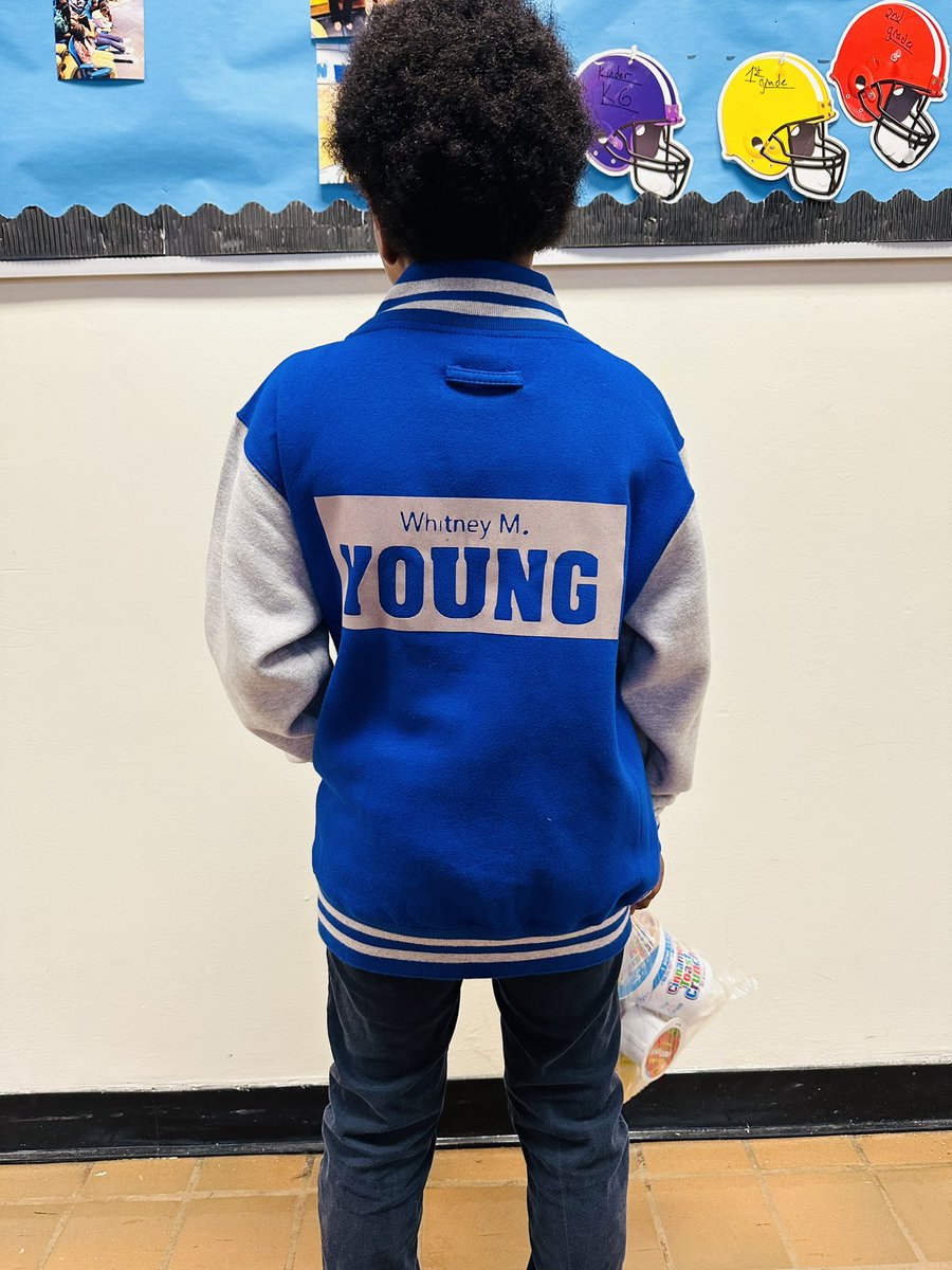 This Gentleman had a custom WMY jacket done. 
Talk about school spirit. 
❤️😎🫡😁
#SchoolSwag
#NEWYOUNGWAY
#Dallasisd 
#Winningseason
#SeeyouattheTOP