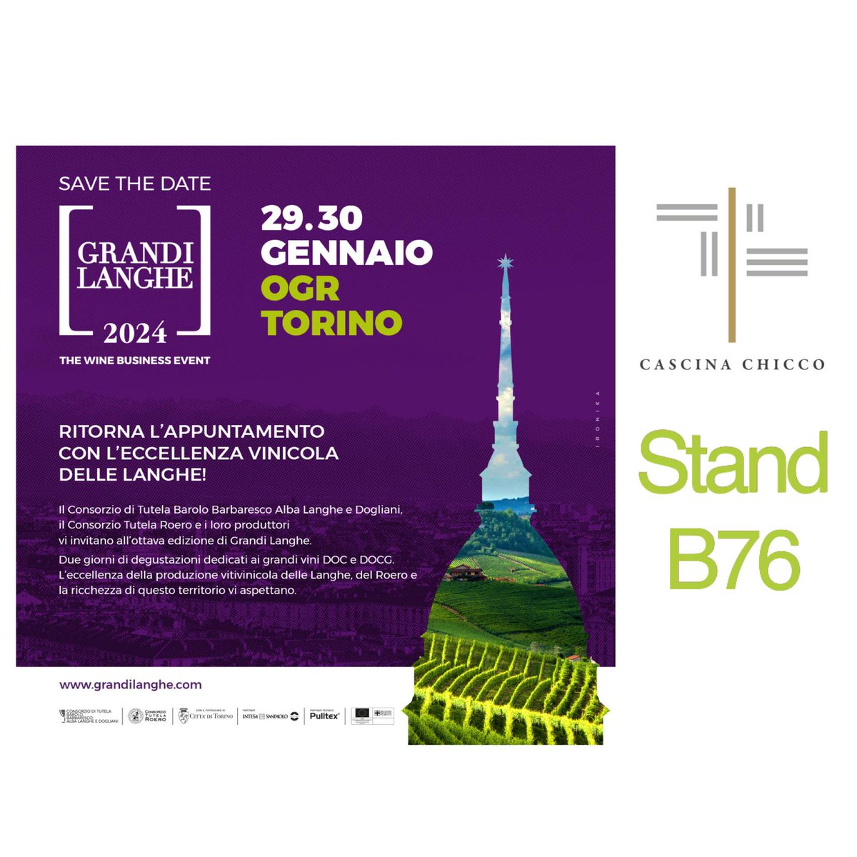 cascinachicco's tweet image. We wait for you at #grandilanghe on Monday 29th and Tuesday 30th 😉
Two days of tastings dedicated to the great #DOC and #DOCG #wines 🍷😍
SEE YOU THERE!! 😎

#cascinachicco #cascinachiccowines #grandilanghe #winetasting #piedmont #langhe #piedmontwines