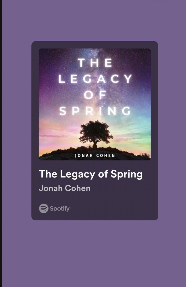 CONGRATULATIONS @JonahCohenMD ALBUM RELEASE @SpotifyUSA - “The legacy of Spring” 👏🏾Singer, songwriter, authour, GIDoc @MGH_GI lnkd.in/erfvqxk9 Great playlist for endoscopy and any kind of day. #albumrelease #GITwitter