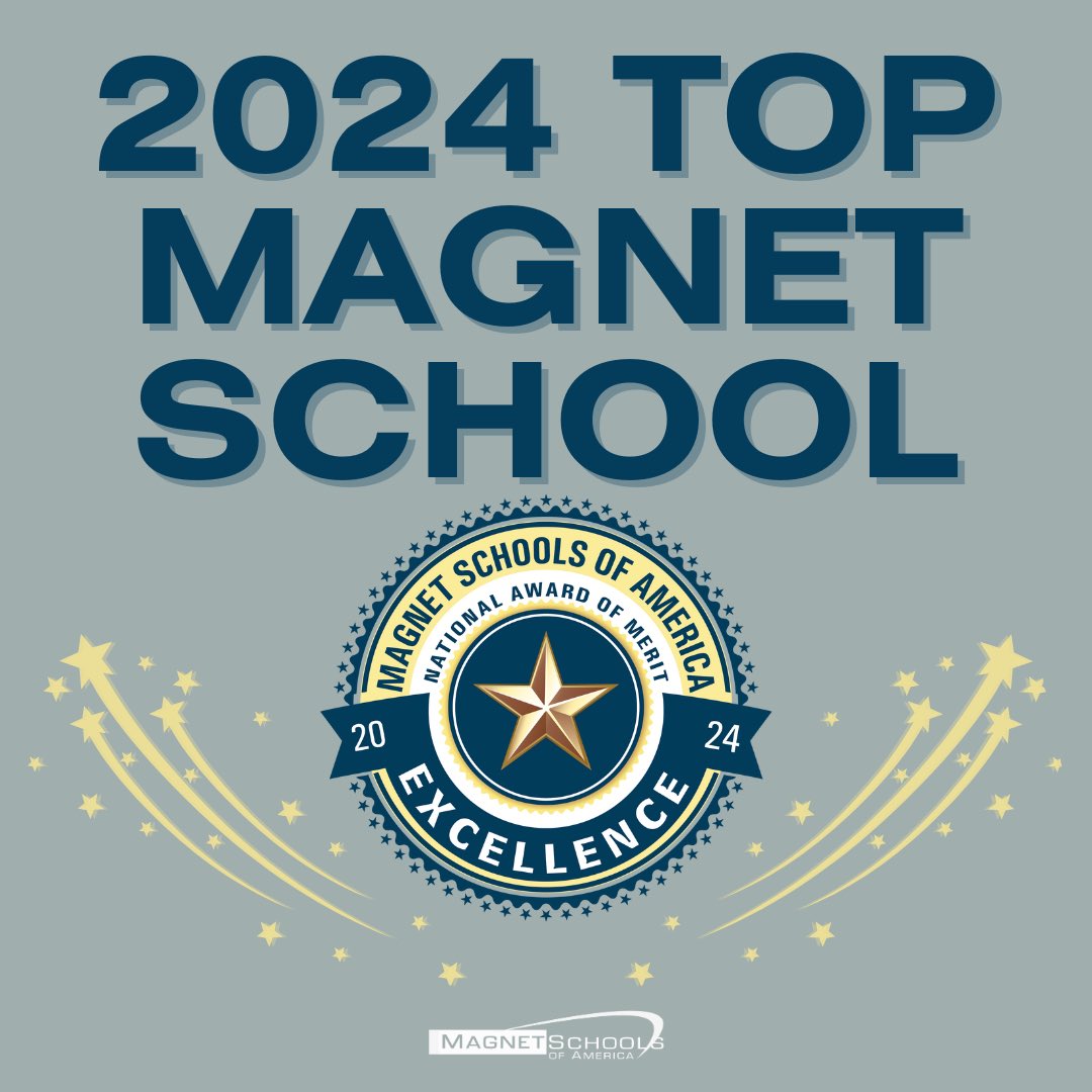 We are pleased to announce our recognition as a #TopMagnetSchoolofExcellence. We are proud of this accomplishment and want to thank our students, staff, and families who made this possible! @wcpssmagnets @MagnetSchlsMSA ⭐️ #RiseShineSoar ⭐️