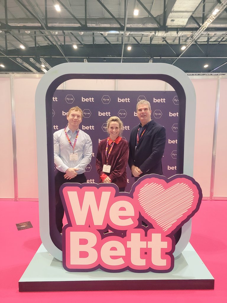 🌟 Exciting visit to BETT in London, thrilled to explore the latest in #EdTech. Inspiring to see potential of tech and AI to enhance learning experiences and excited to bring innovative ideas back to @KinsaleComSch #BETT2024 #EducationInnovation