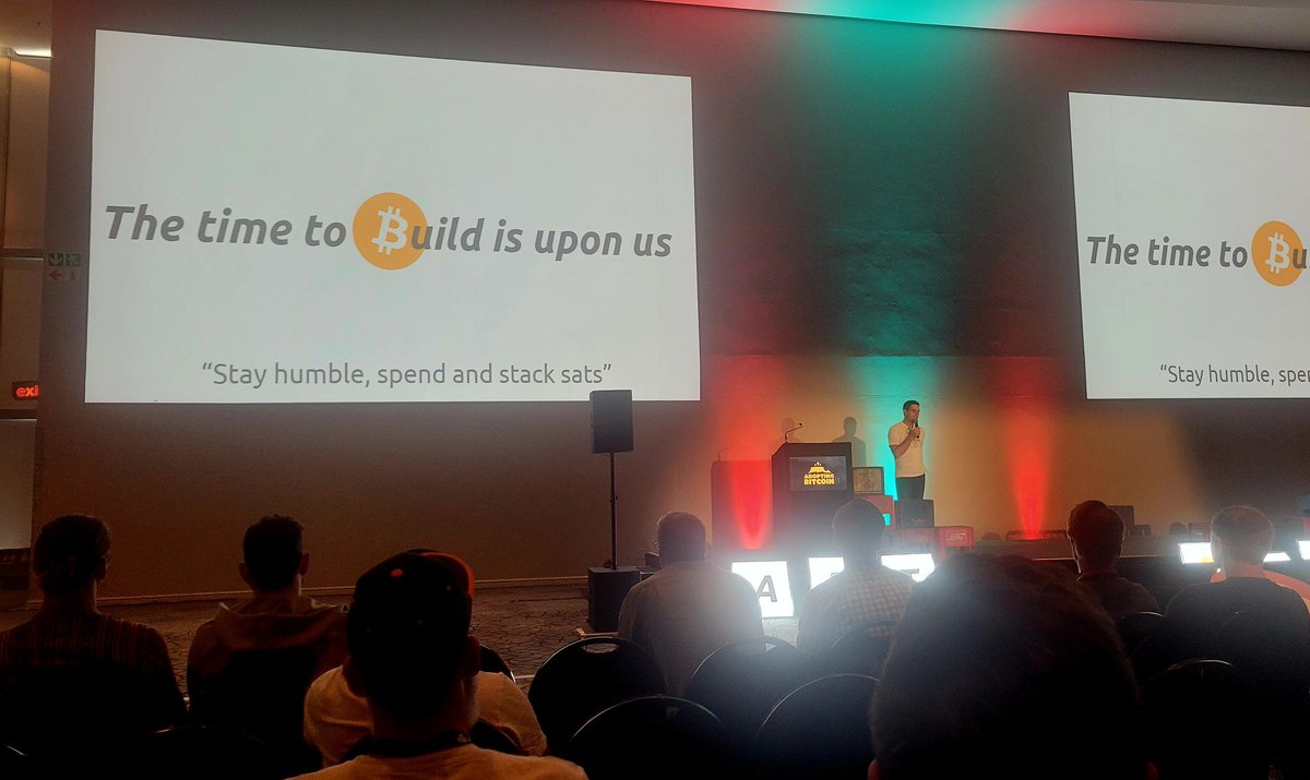 Presentation by @carelvwyk at @AdoptingBTCcpt was pure 🔥🧡 @CryptoConverted now processing more than 2,000 #LightningNetwork transactions PER MONTH at @PicknPay, Africa's 2nd largest retailer. Think about that. Stay humble. Spend AND Stack sats.