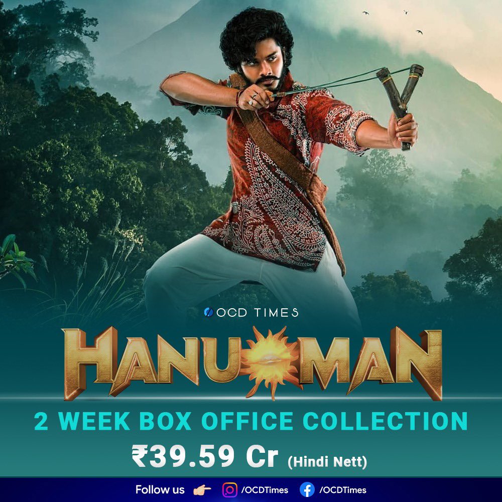 ocdtimes's tweet photo. Worldwide Gross has crossed โน200 Cr
.
#OCDTimes #HanuManTeaser #PrasanthVarma #SuperHeroHanuMan #HanuMan #AmrithaAiyer #TejaSajja #IndianSuperhero #HanuManOnJan12th #HanuManForShreeRam #HanuManEverywhere https://t.co/vbBIfS2sNw
