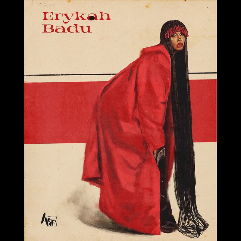 Amacie 2-ways Erykah Badu
-
#illustration

#a4evr #portraitart #artcollector #blackartistspace #blackart #artlicensing #blackgirlsillustrate #artdirector #artprints #blackcreators #artgallery #artcurator #blackwomenartist #editorialillustration