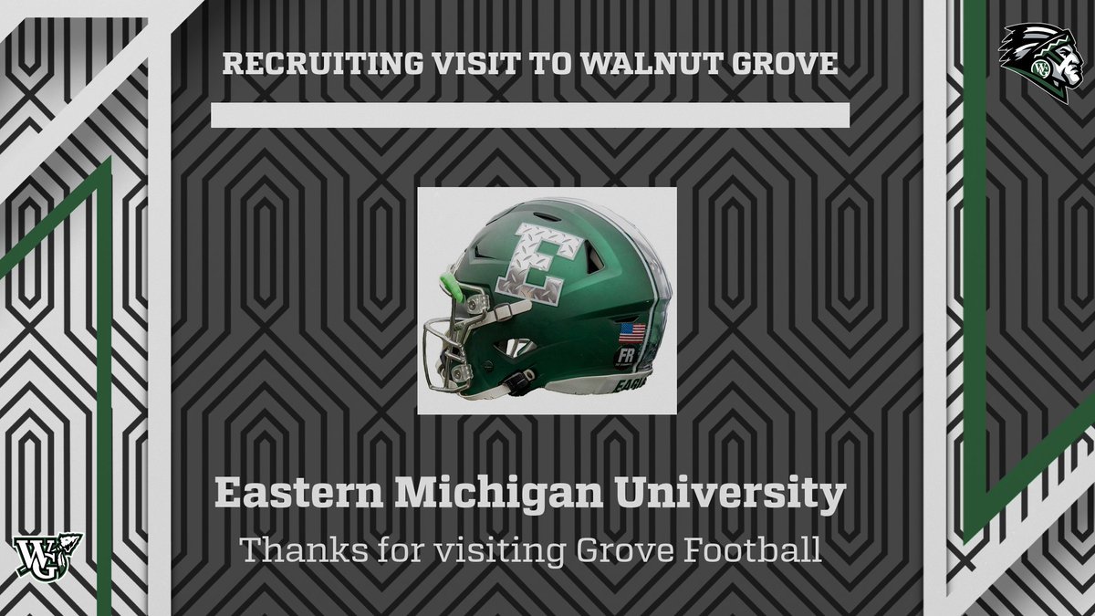 Thank you to Eastern Michigan Football for stopping by The Grove this week! #SOUL @coachrobandrews