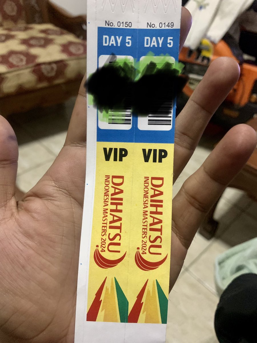 ardyachmad's tweet photo. WTS Tiket Indonesia Masters 2024 - Semifinal DAY 5. Dan Final DAY 6 Udah jadi gelang timggal selonong masuk aja.
Harga murah DM aja https://t.co/BIPg0xrUEA