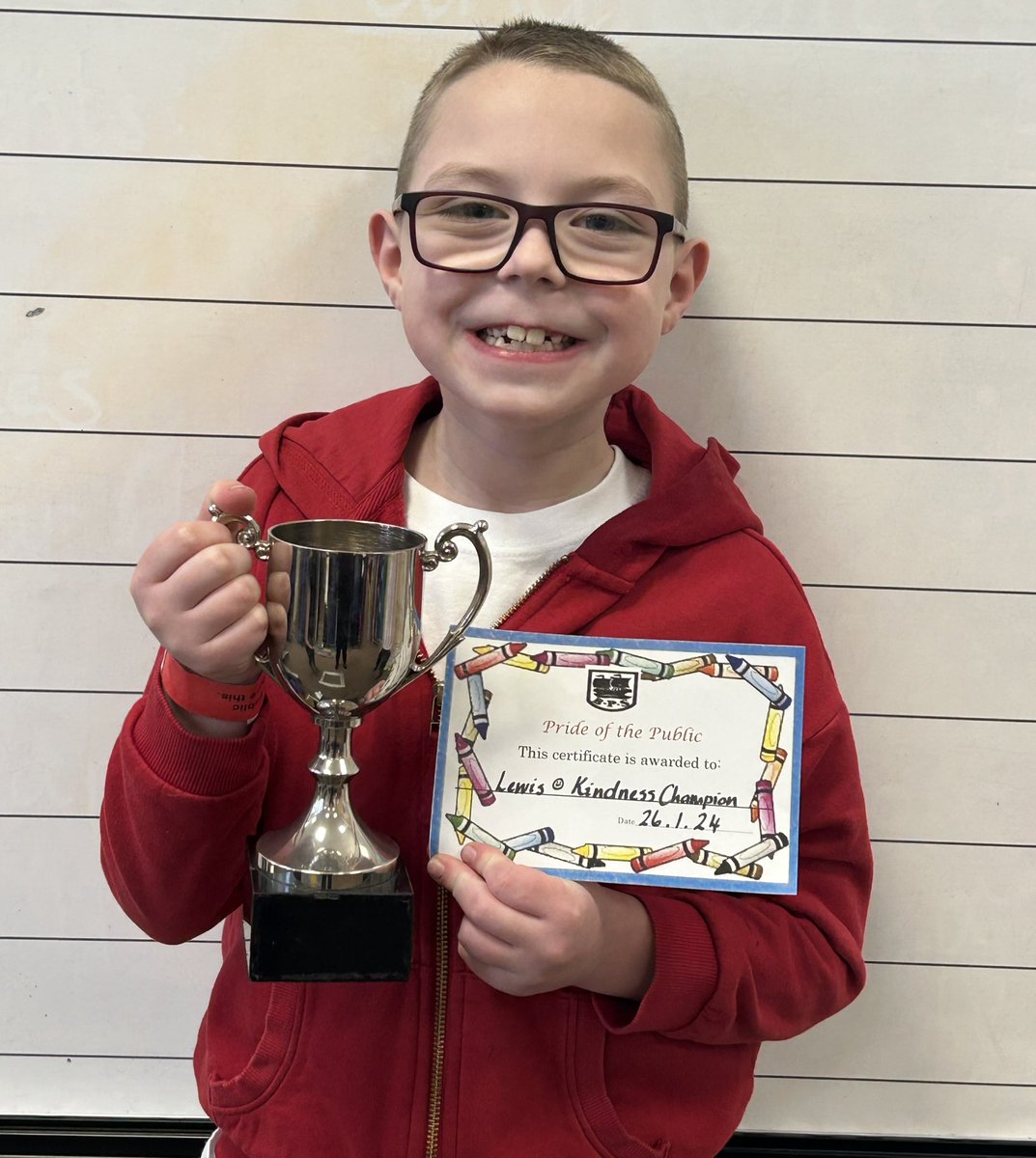 BPS_P3B's tweet photo. Our new Kindness Champion 🎉🎉 Well done L ! https://t.co/0vXMRLUhHF