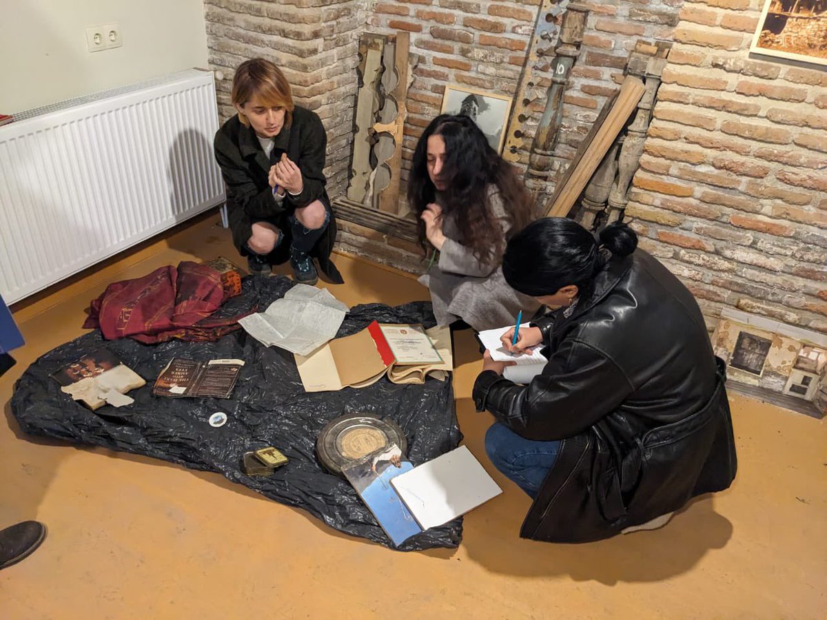 blueshieldgeo's tweet photo. 🔵 A training - "First Aid to Cultural Heritage in times of crisis", organized by Blue Shield was held in Tbilisi.

The participants of the meeting learned about the dangers to cultural heritage and participated in practical exercises. 
The project is funded by the @usingeo https://t.co/vniT7Ga0JI