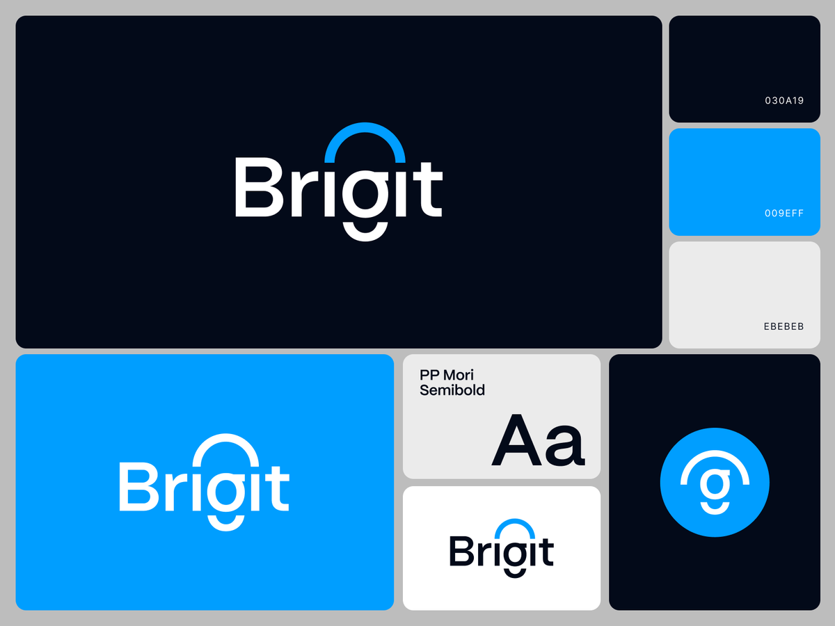 Visual identity proposal for Brigit.dev - Software engineering and product development. #logotype #logotypedesign