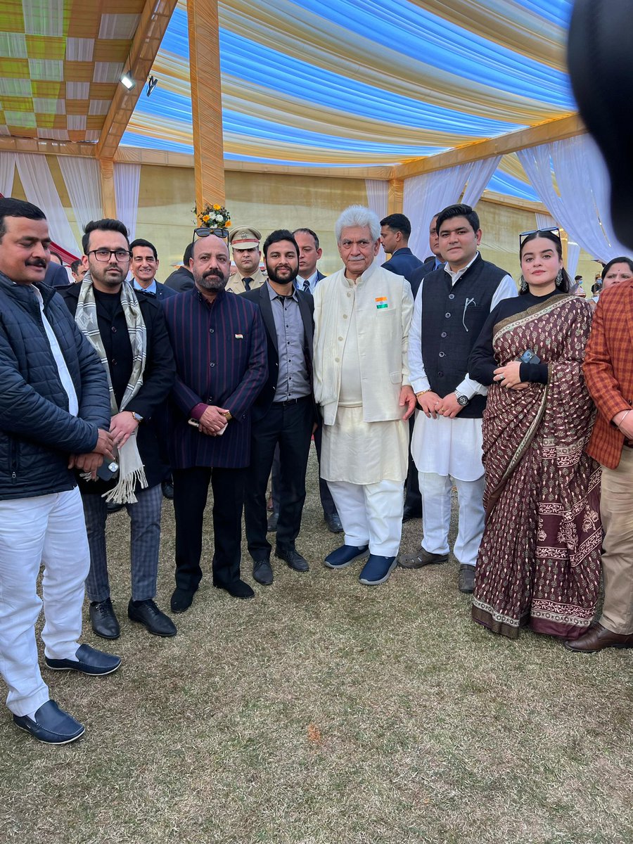 Thank you <a href="/OfficeOfLGJandK/">Office of LG J&K</a> for the high tea invitation at Raj Bhawan Jammu on the eve of 75th Republic Day. It was great to meet all the officers and reknowned personalities of UTJK. We look forward to more of such events to take startup ecosystem of UTJK next level.