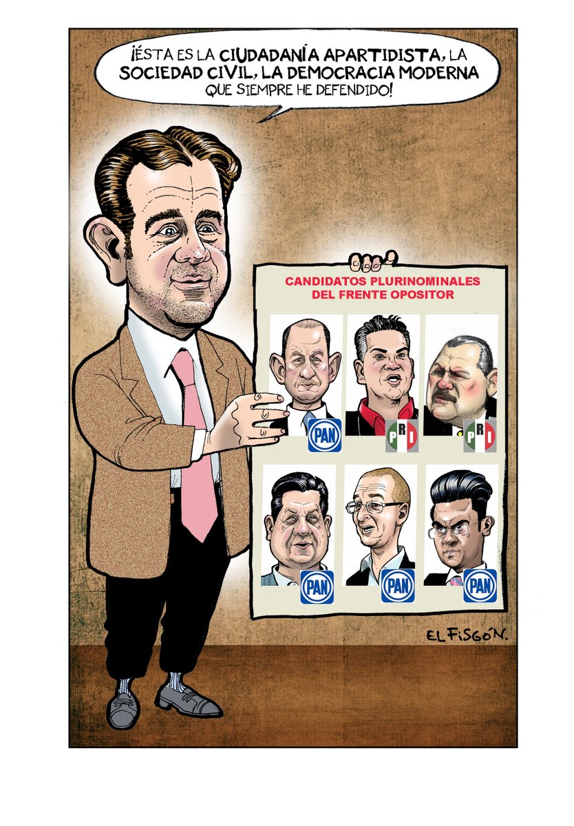 Rafael Barajas (@fisgonmonero) on Twitter photo Los candidatos de la oposición no son ciudadanos libres; son los caciques del PRIAN.
El Frente Opositor NO es un movimiento ciudadano apartidista; es la vieja clase política al servicio de la elite neoliberal.
<a href="/lorenzocordovav/">Lorenzo Córdova V.</a> NO defiende a la democracia, sino al PRIAN. Los candidatos de la oposición no son ciudadanos libres; son los caciques del PRIAN.
El Frente Opositor NO es un movimiento ciudadano apartidista; es la vieja clase política al servicio de la elite neoliberal.
<a href="/lorenzocordovav/">Lorenzo Córdova V.</a> NO defiende a la democracia, sino al PRIAN.