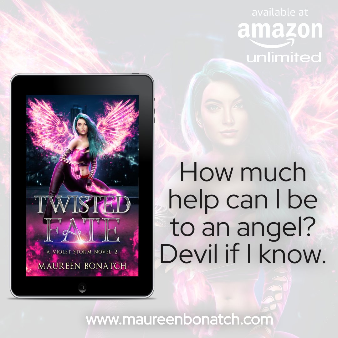 💥#NewRelease 💥 The balance of good and evil is being disrupted, and I might be the only one who can right this wrong. Twisted Fate is book 2 in the Violet Storm #urbanfantasy series #book #AHAgrp amazon.com/gp/product/B0C…