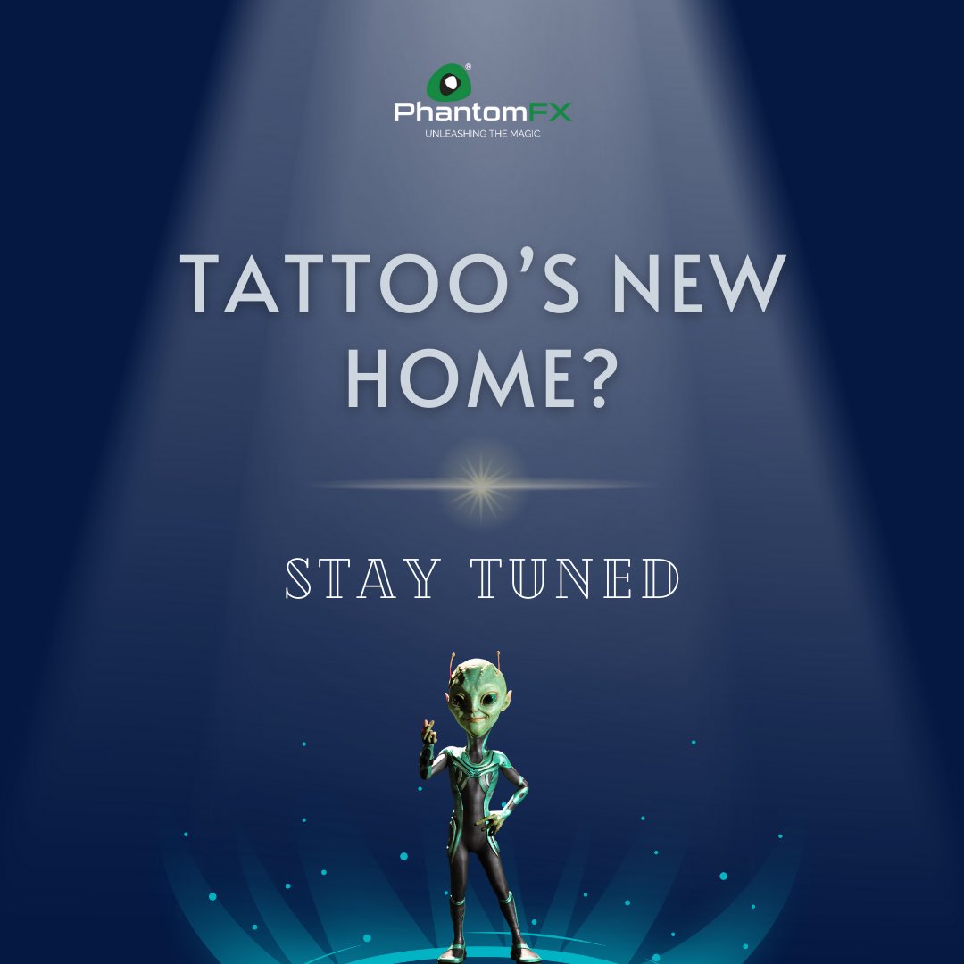 Exciting news from home far away 👽 Stay tuned!😉 #PhantomFX #PosewithTattoo #Tattoo #Ayalaan #VFX #VFXByPhantom