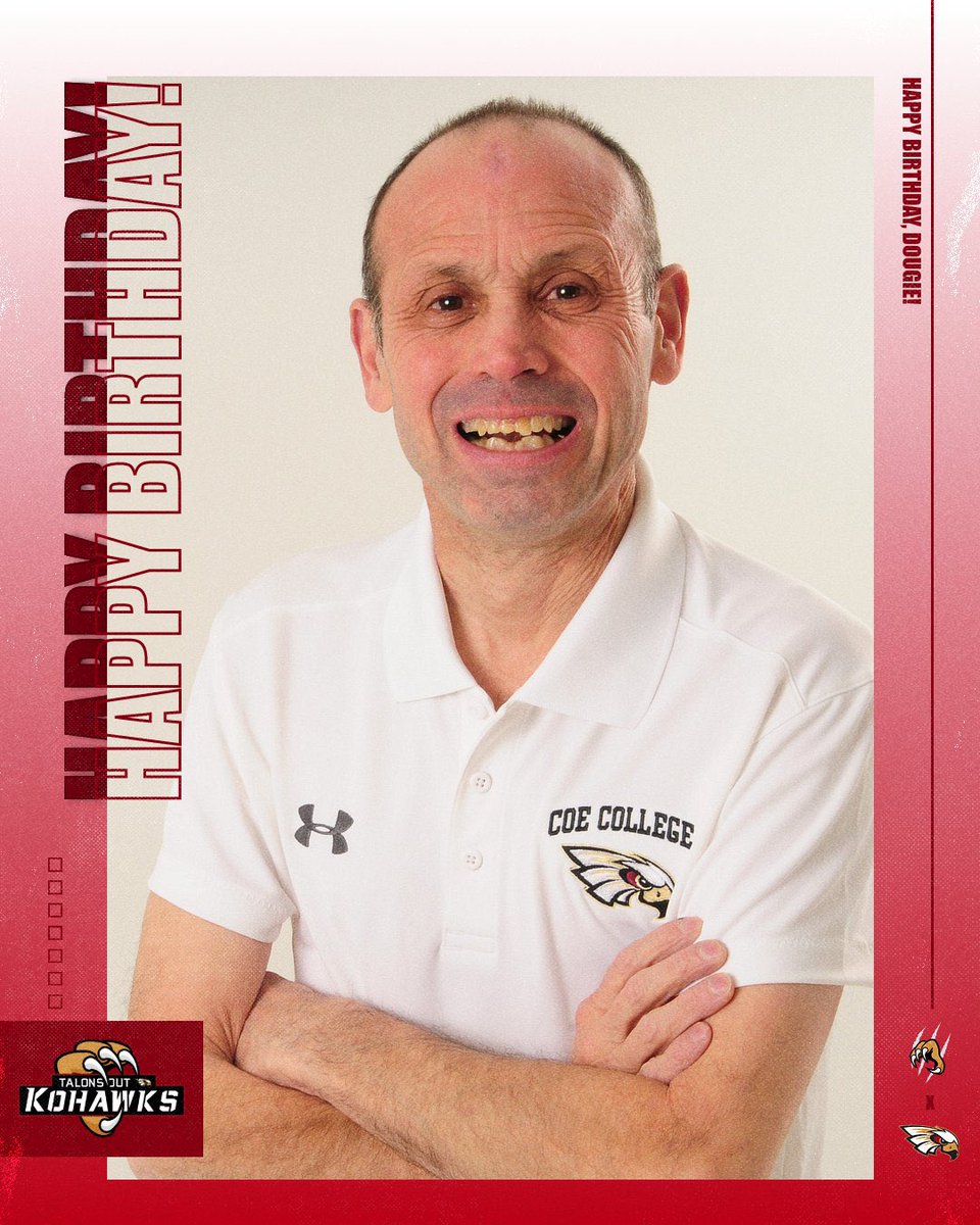 CoeAthletics's tweet image. Happy 65th birthday to Kohawk legend &amp;amp; hall of famer Dougie Peters! 🥳🎂

#KohawkNation